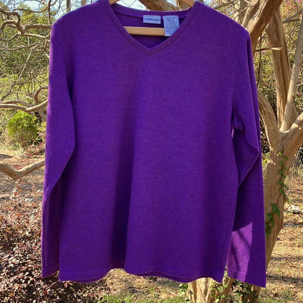 Cabin Creek long sleeve V neck tee shirt